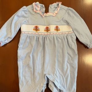 Thanksgiving girls onesie